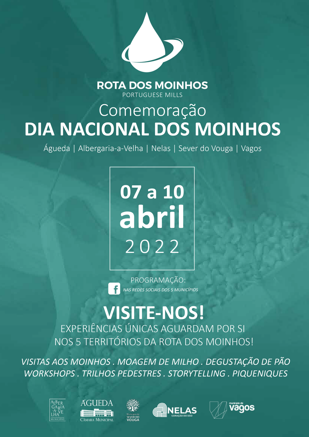 7 a 10 de Abril - Rota dos Moinhos de Portugal