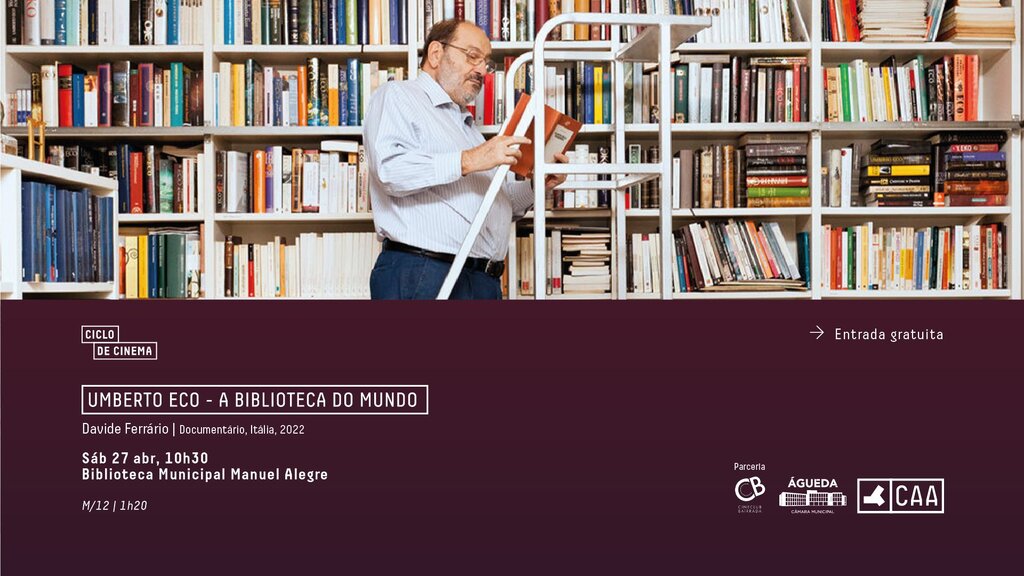 Umberto Eco - A Biblioteca do Mundo | Ciclo de Cinema