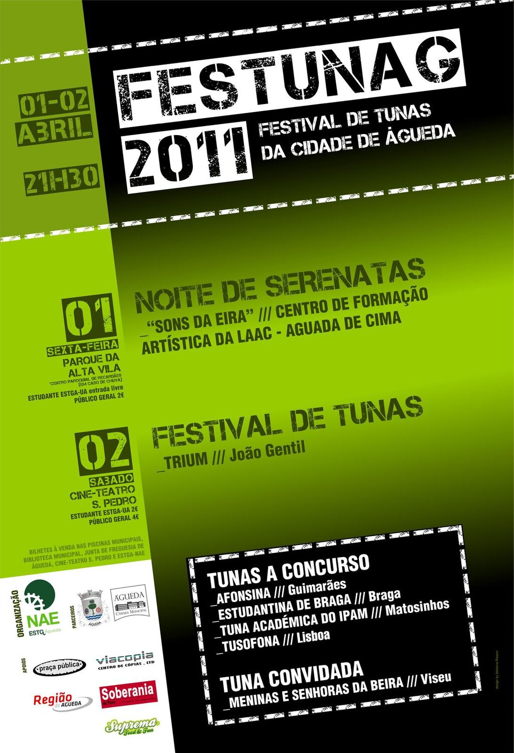 FESTUNAG 2011 - Festival de Tunas da Cidade de Águeda