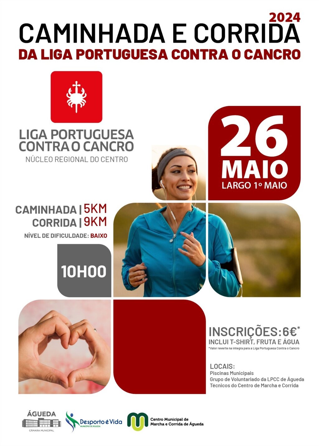 Corrida e Caminhada da Liga Portuguesa Contra o Cancro - Águeda