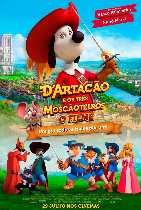 "D'Artacão e os Três Moscãoteiros - O Filme” (versão portuguesa) | M/6