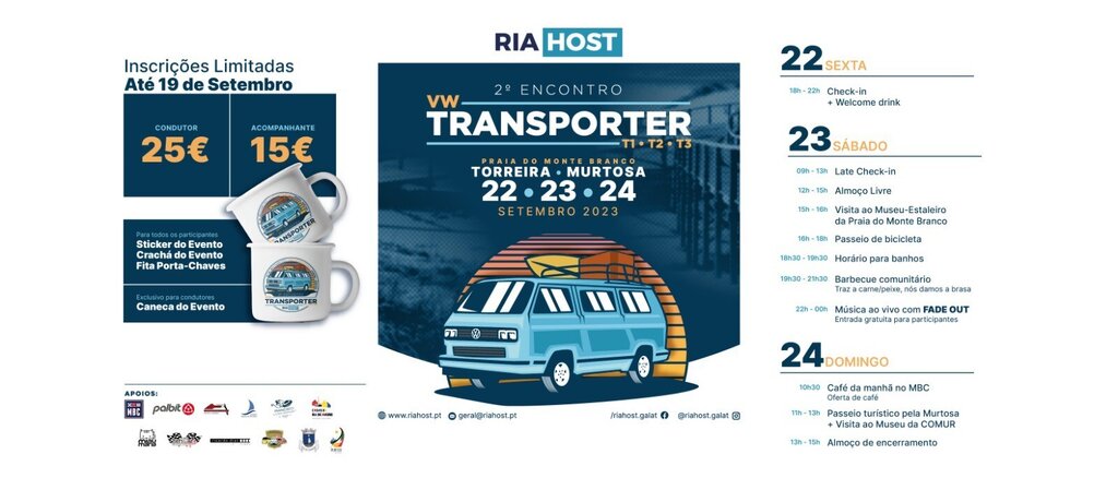 2º Encontro de Volkswagen Transporter T1, T2 e T3 | Torreira - Murtosa