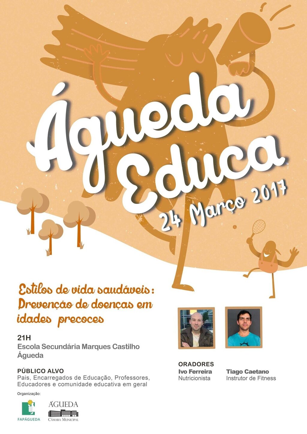 Águeda Educa promove palestra no dia 24 de março