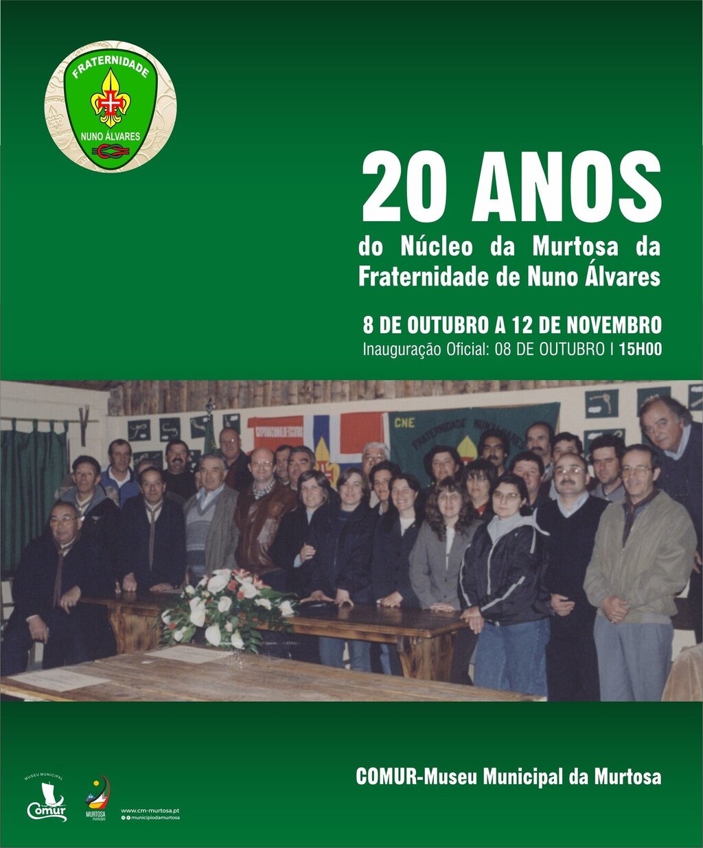 EXPOSIÇÃO CELEBRA OS 20 ANOS DO NÚCLEO DA MURTOSA DA FRATERNIDADE DE NUNO ÁLVARES