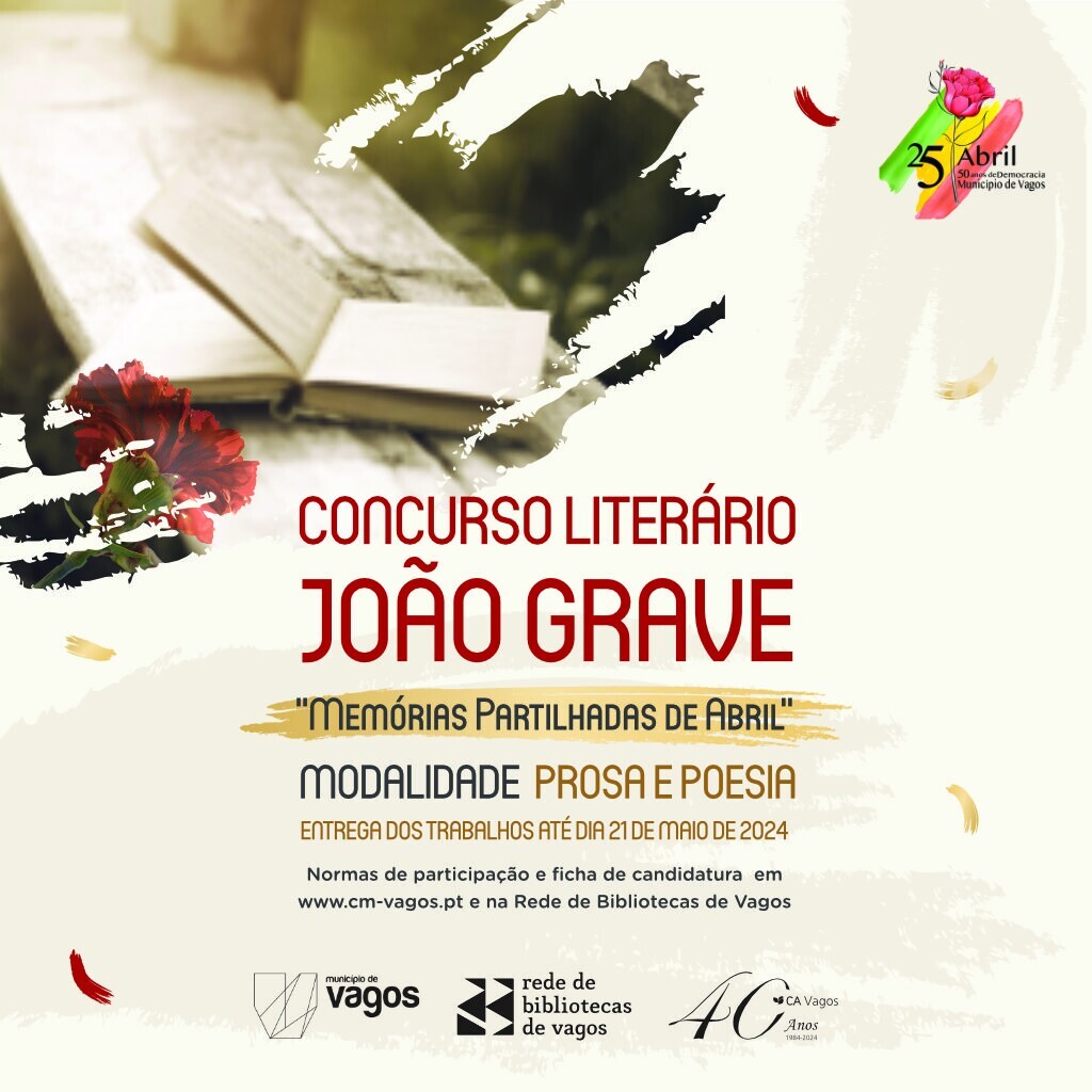 CONCURSO LITERÁRIO JOÃO GRAVE 2024