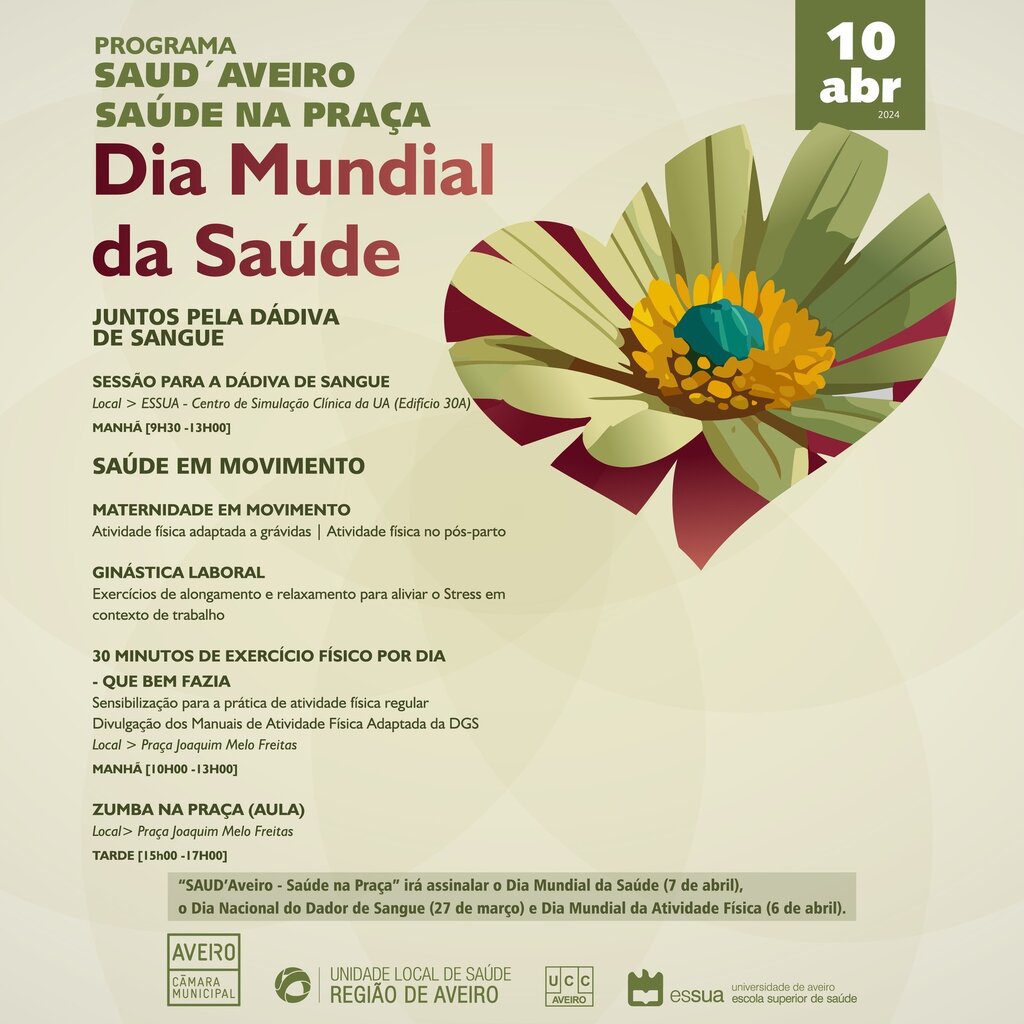 Dia Mundial da Saúde assinalado em Aveiro