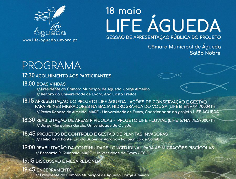 Apresentação pública do projeto LIFE ÁGUEDA