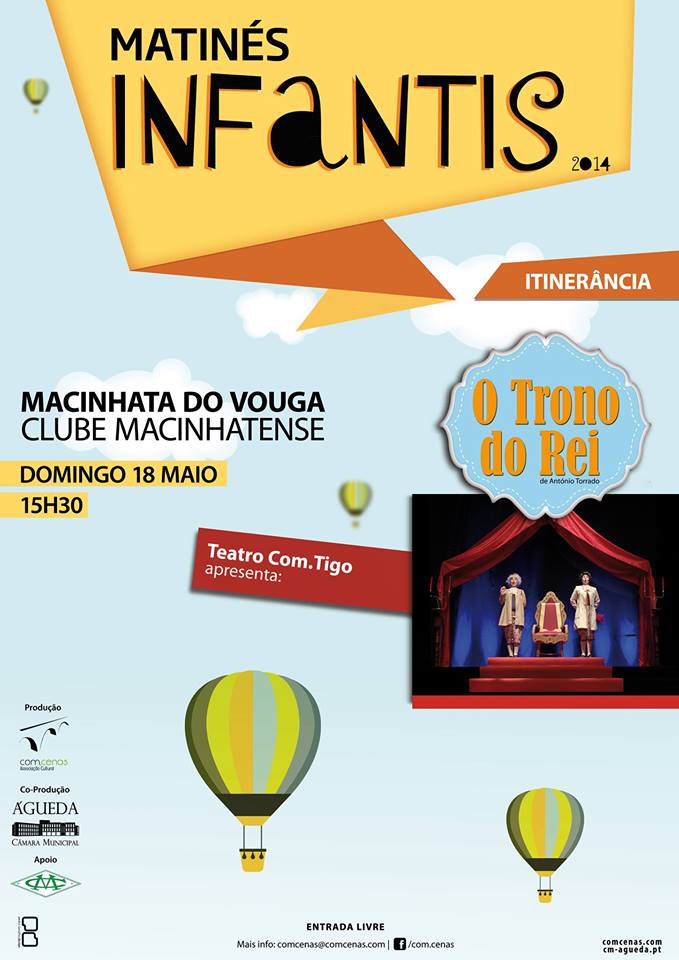 18 de maio :: "Matinés Infantis 2014" - Itinerância Freguesias em Macinhata do Vouga