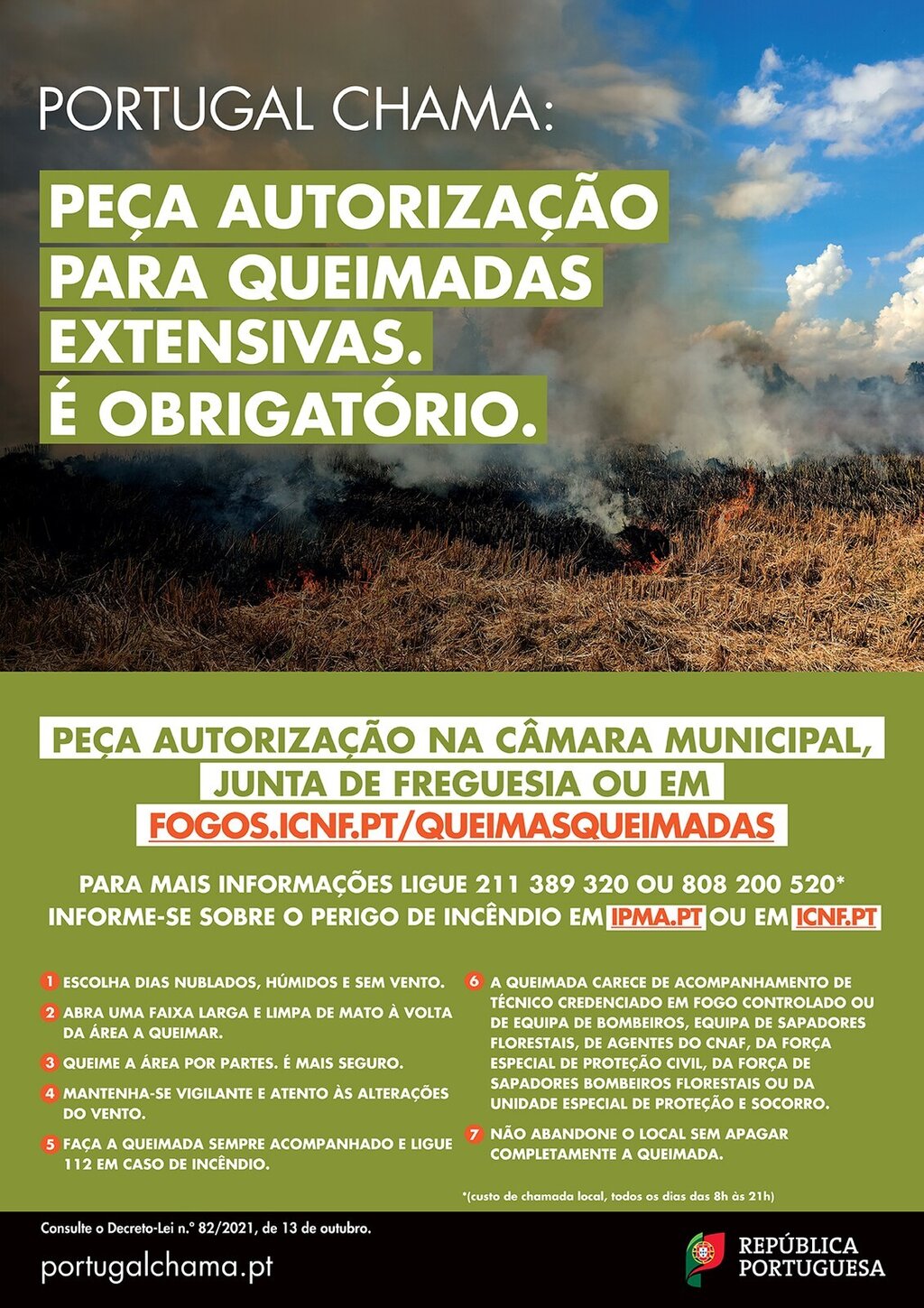 PORTUGAL_CHAMA_queimadas_cartaz