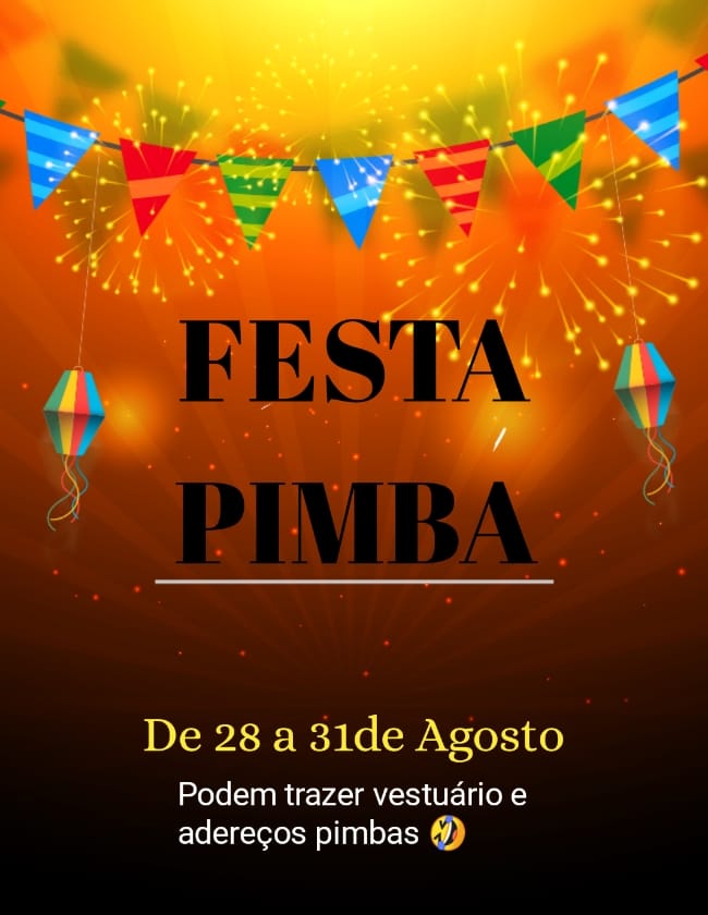 28 a 31 agosto - Festa Pimba