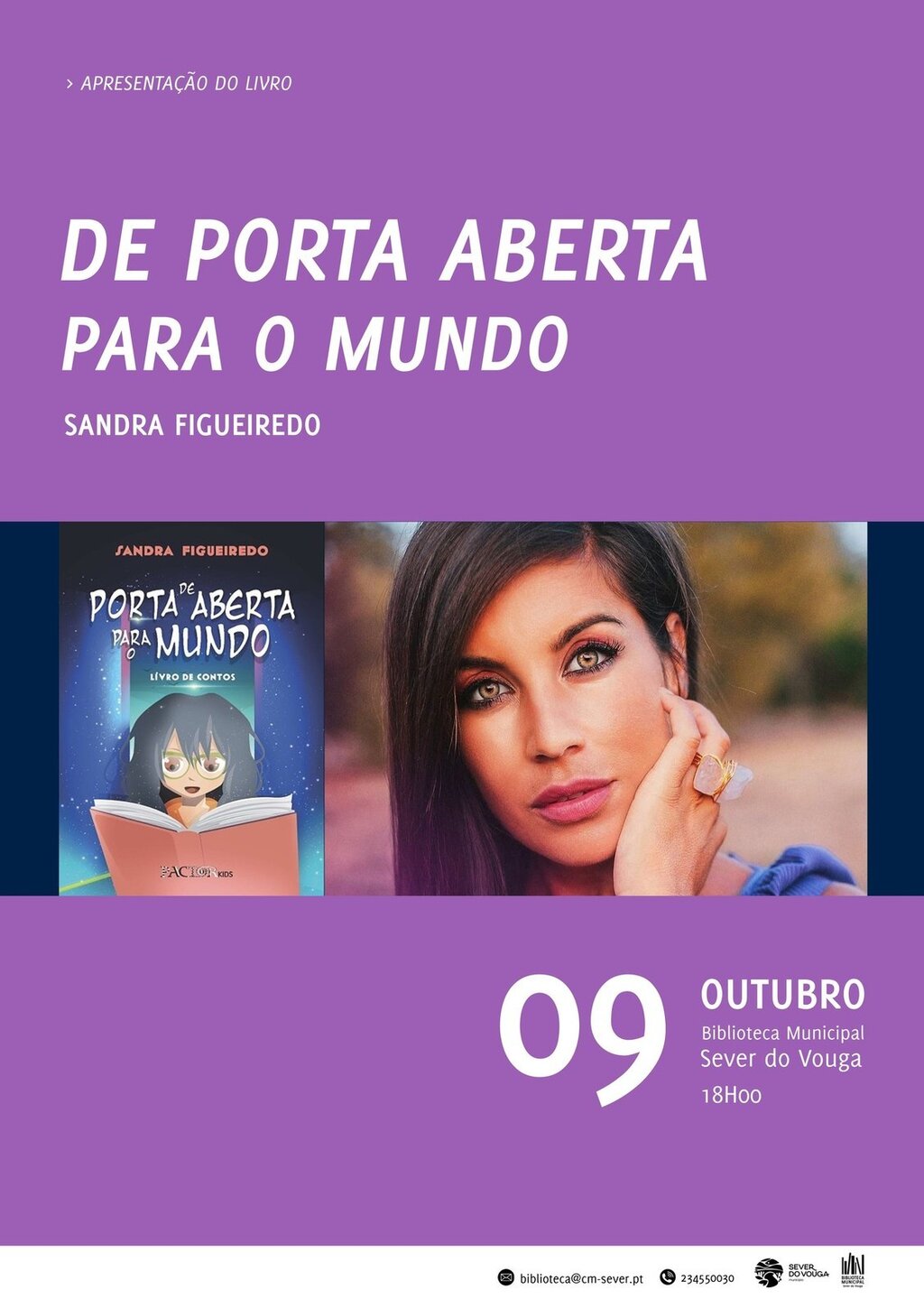 9 out - apresentação do Livro - De porta aberta para o mundo - BM 1