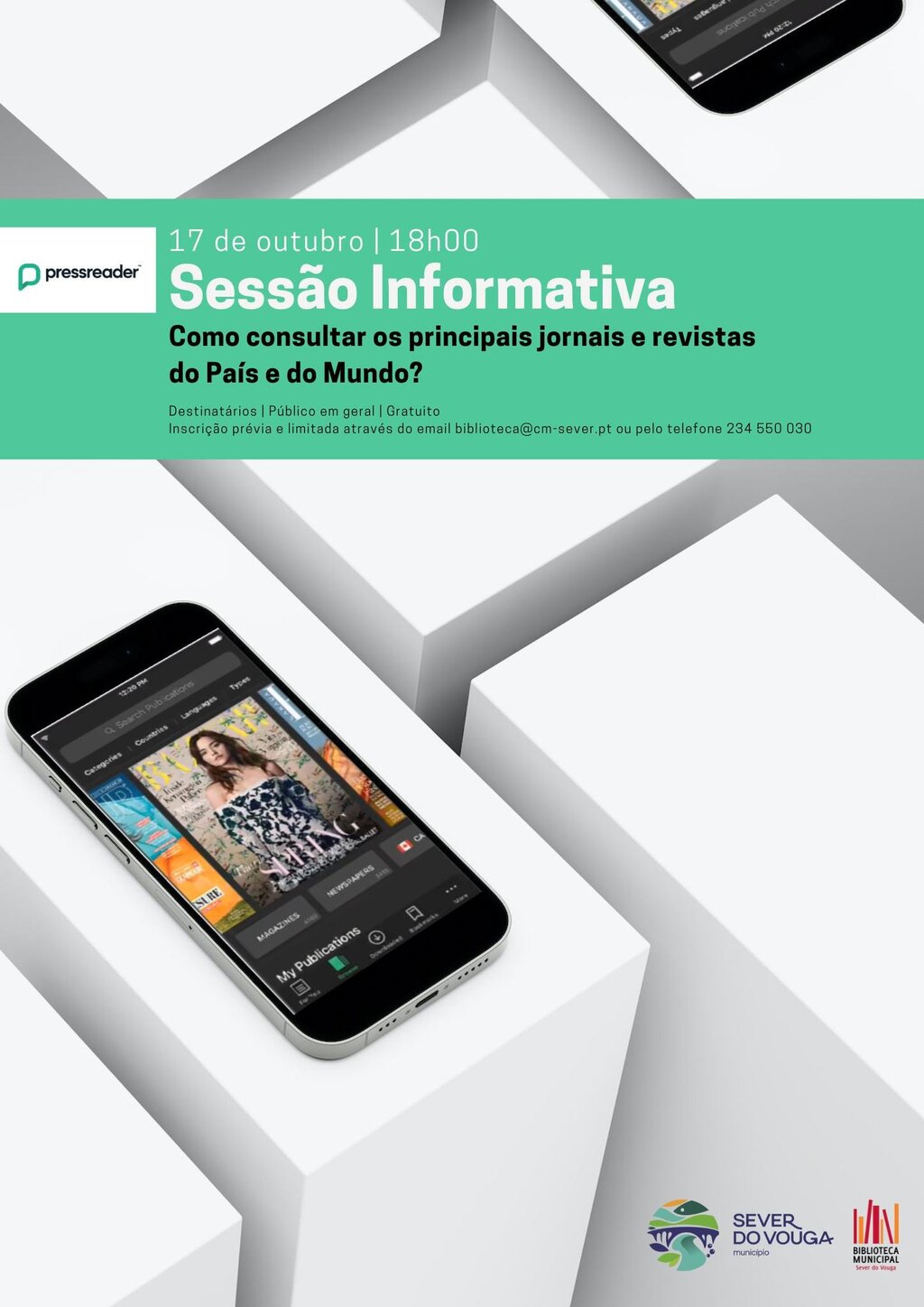 17 out - Sessão informativa sobre o Pressreader - BM