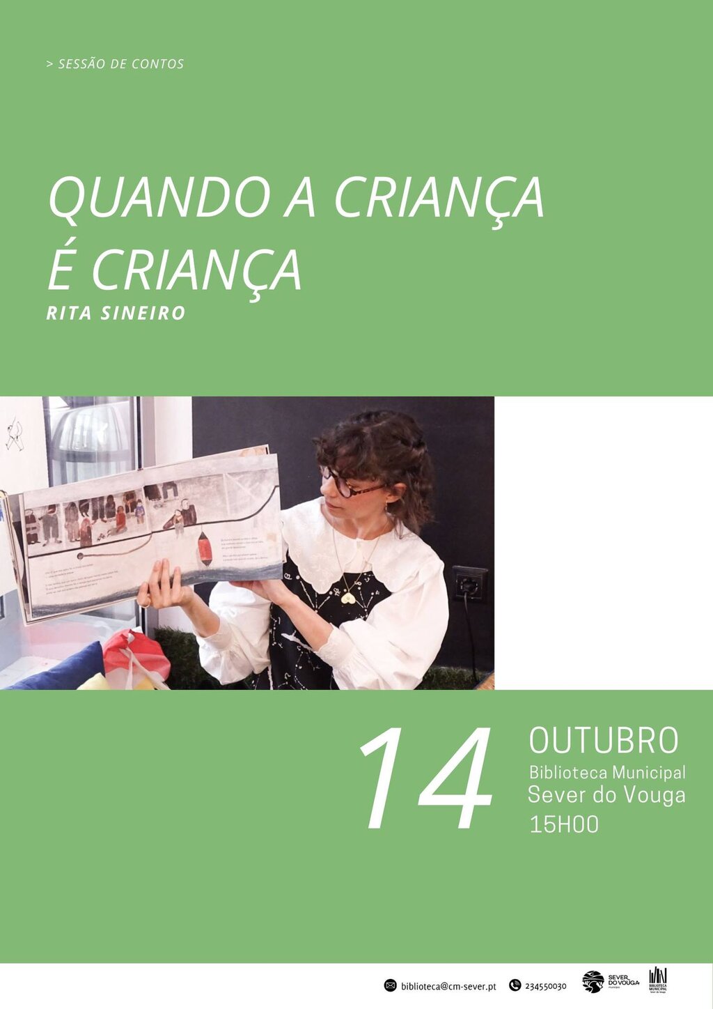 14 out - Sessão de Contos - Quando a Criança é Criança - BM