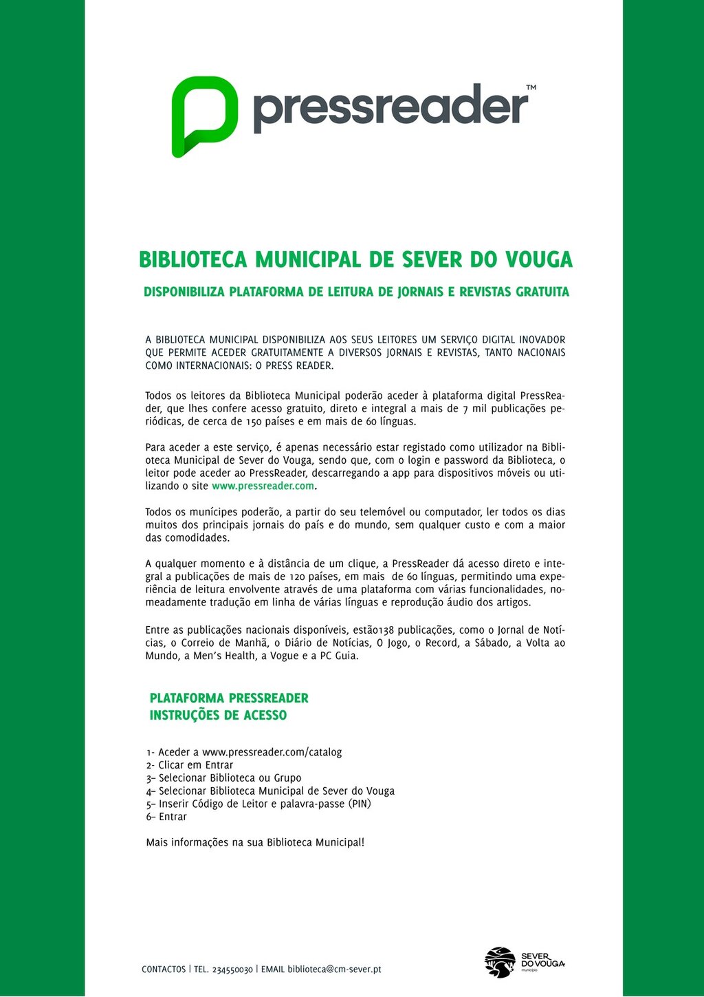 Plataforma Press Reader - BM