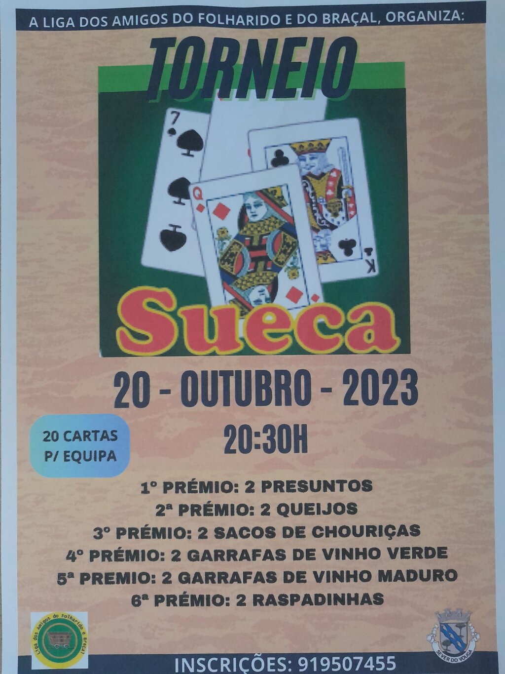 20 out - Torneio Sueca - LAFB Folharido e Braçal