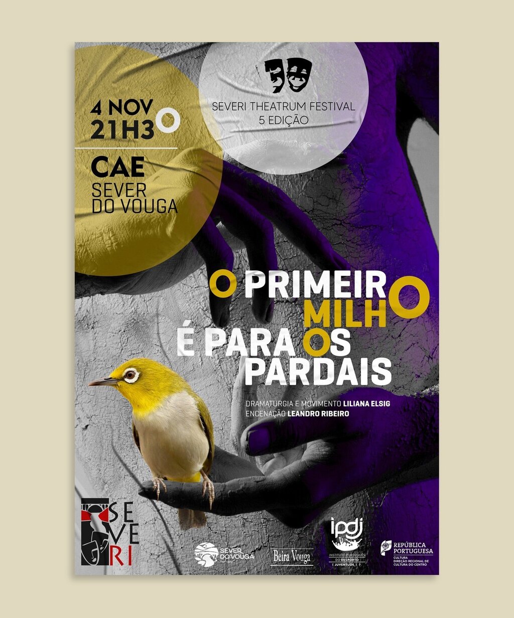 4 nov - Teatro - SEVERI - O primeiro milho é para os pardais - CAE SV