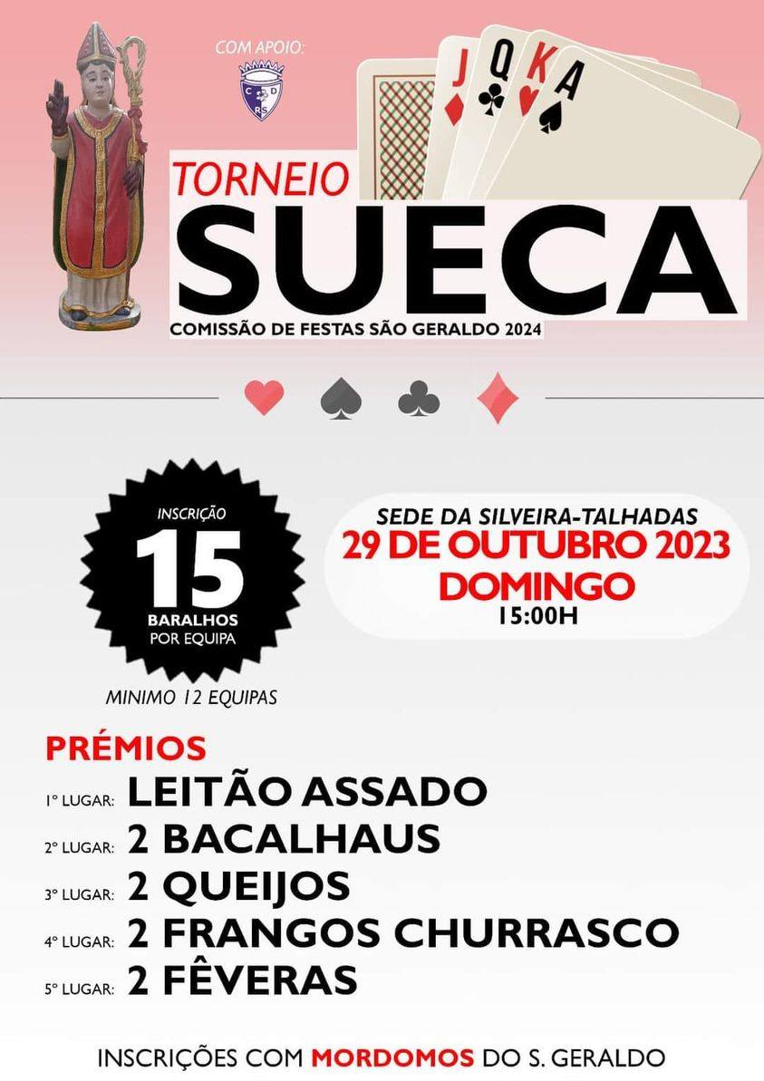 29 out - Torneio Sueca -CDR Silveira - Talhadas