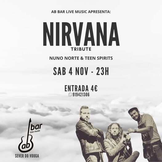 4 nov - Tribute NIRVANA - AB Bar Live Music