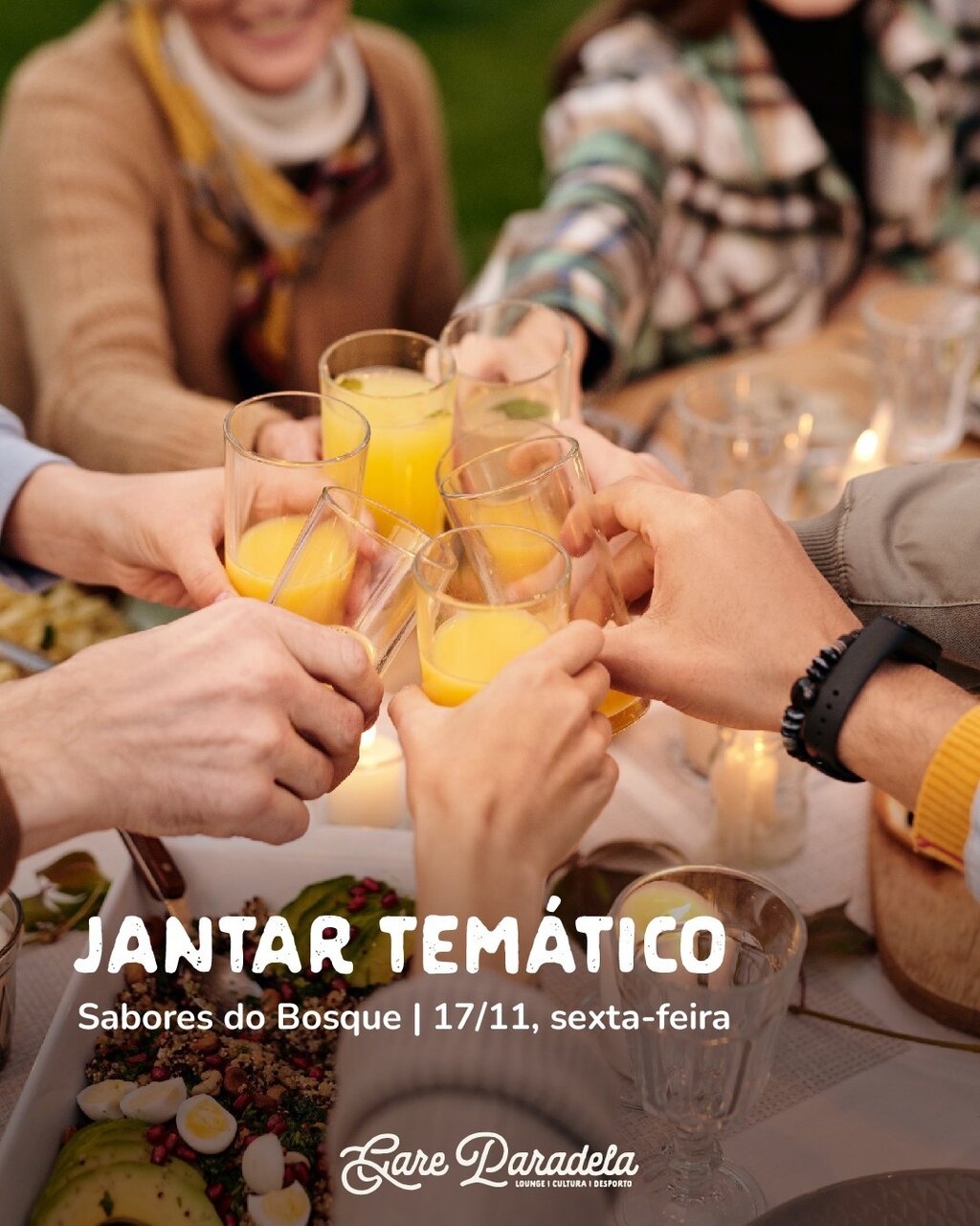 17 nov - Jantar Temático - Gare Paradela
