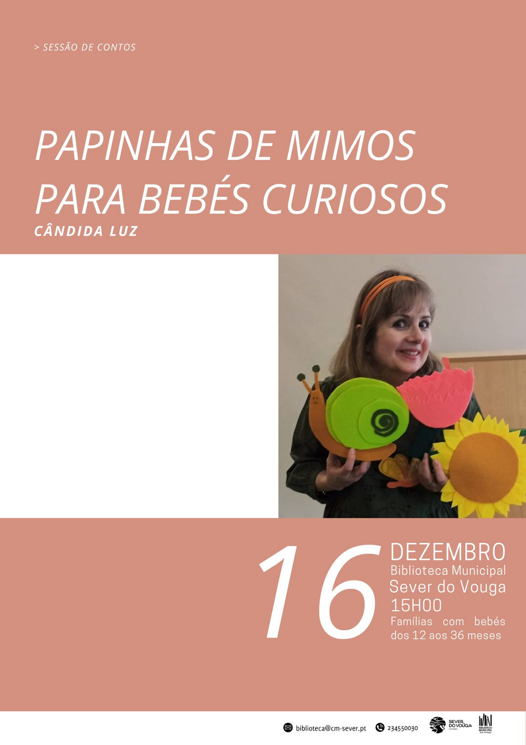 16 dez - sessão de contos - Papinhas de mimos para bebés curiosos