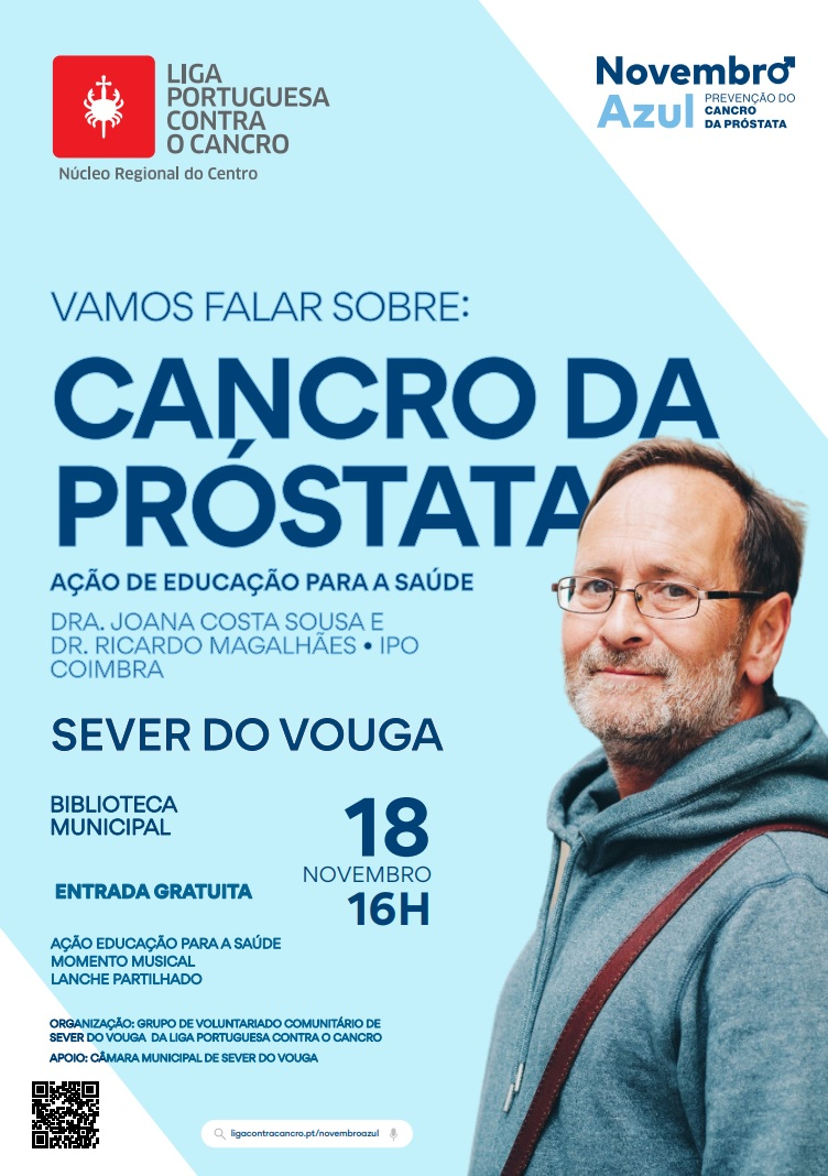 18 nov - falar sobre  - Cancro da Próstata - na BM