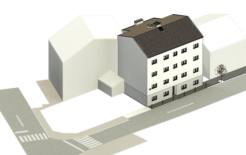 Habitação Social - Reabilitação de edifício Rua Padre Manuel Bernardes - Gafanha da Nazaré