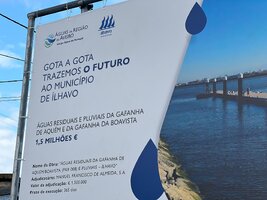 Cerimónia de arranque da empreitada de ampliação das redes de águas residuais e pluviais na Gafan...