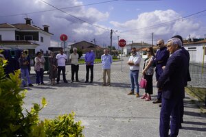 Cerimónia de arranque da empreitada de ampliação das redes de águas residuais e pluviais na Gafan...