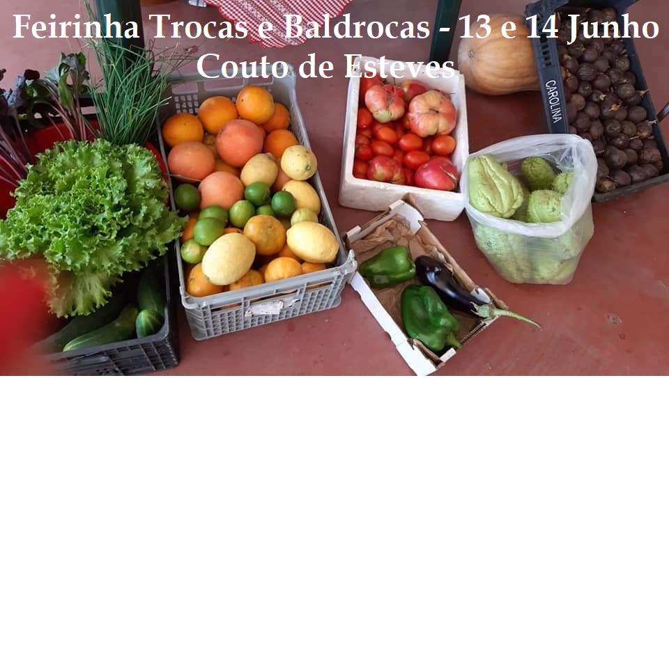 Feirinha Trocas e Baldrocas - 13 e 14 de Junho