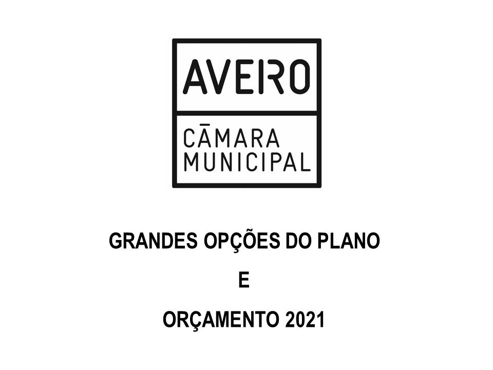 GRANDES OPÇÕES DO PLANO  E  ORÇAMENTO 2021