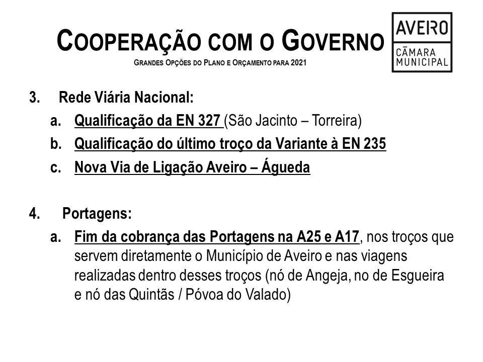 Cooperação com o Governo