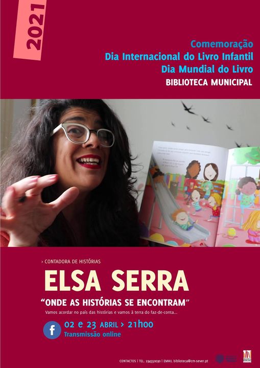 BM - de 2 e 23 Abril - online - Elsa Serra - Contadora de Histórias
