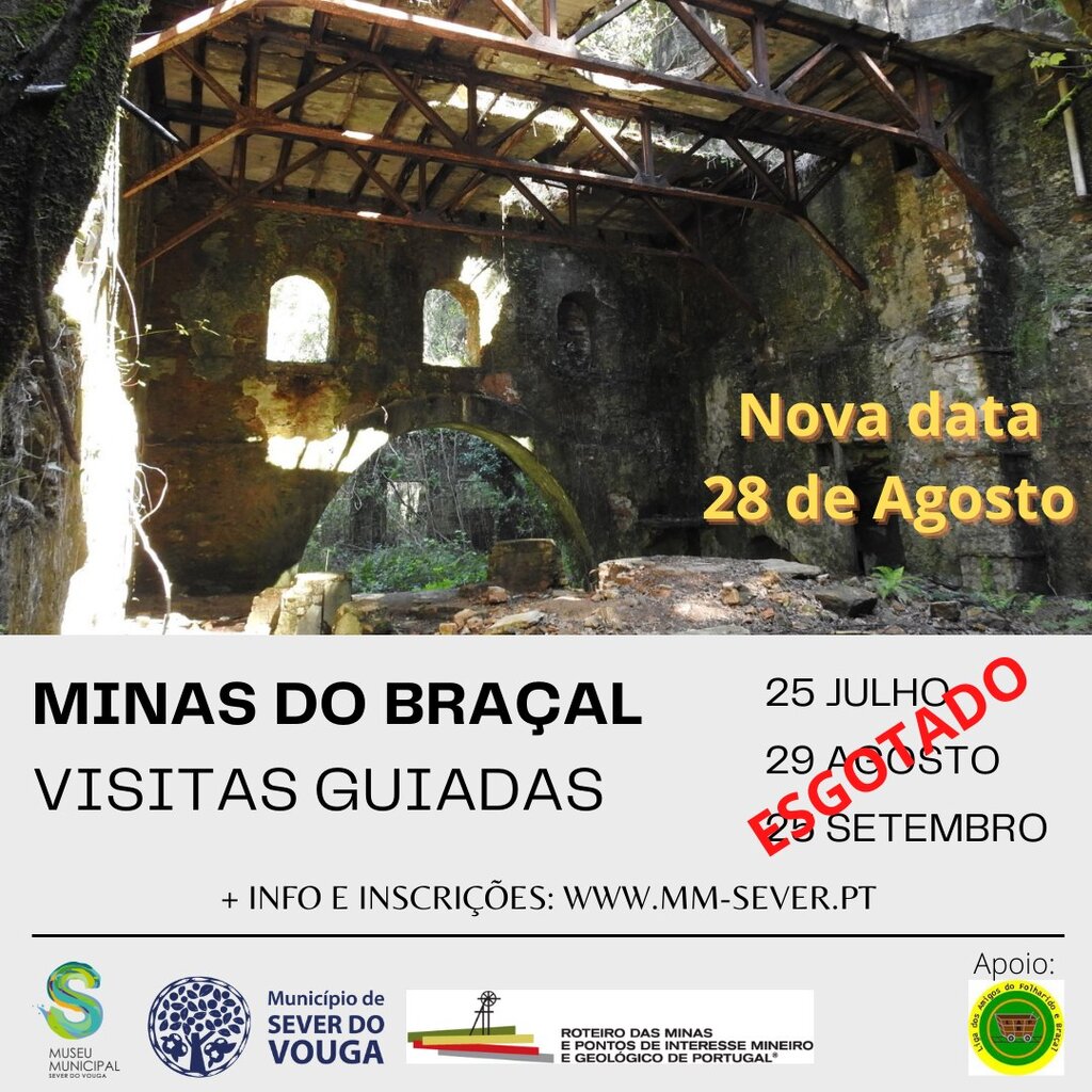 28 de Agosto - visita guiada - Minas do Braçal