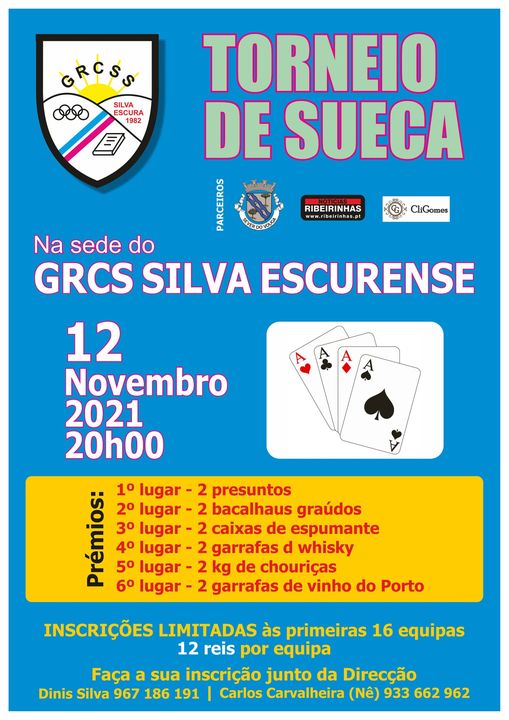 12 de Nov - GRCS SIlva Escurense - Torneio de Sueca