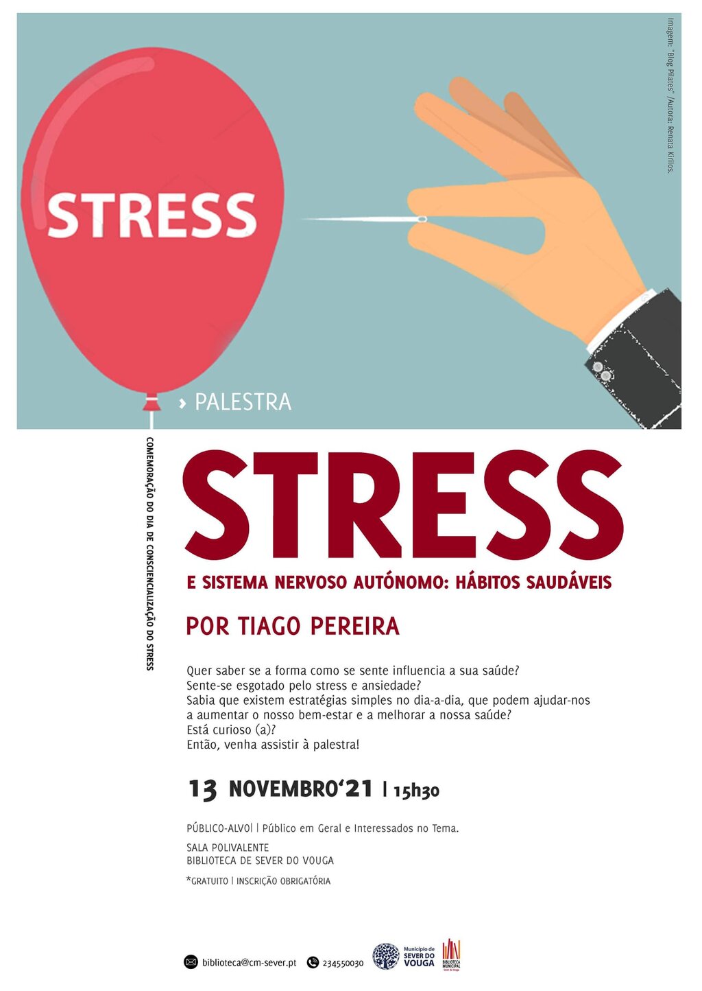 13 Nov  - Palestra - Stress - Hábitos Saudáveis - BM