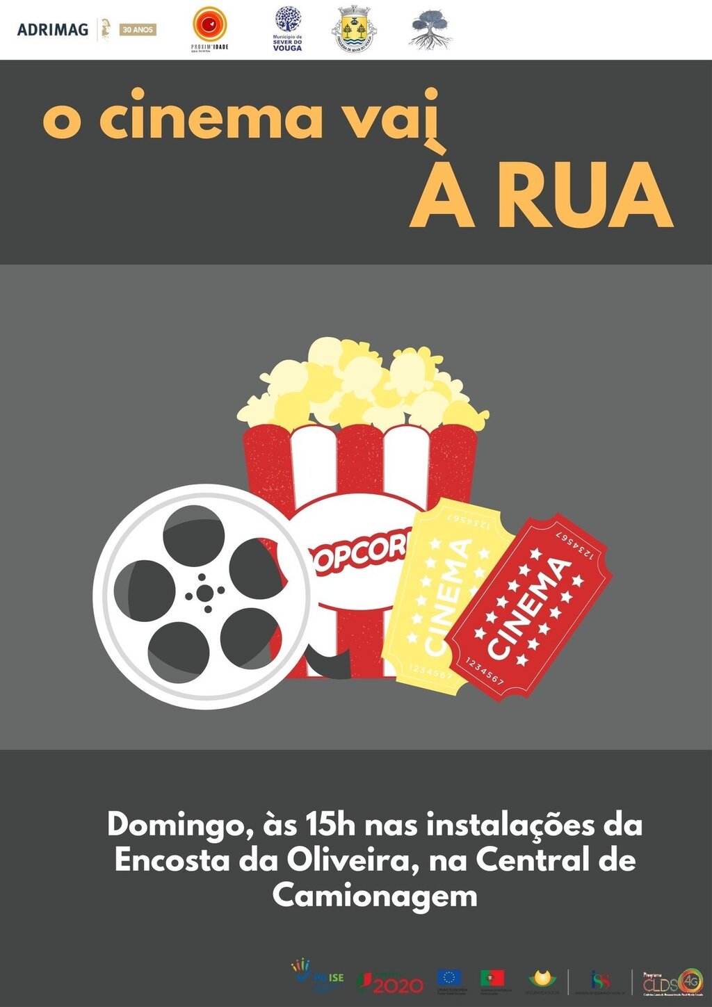 14 Nov - O cinema vai à rua - Sever do Vouga