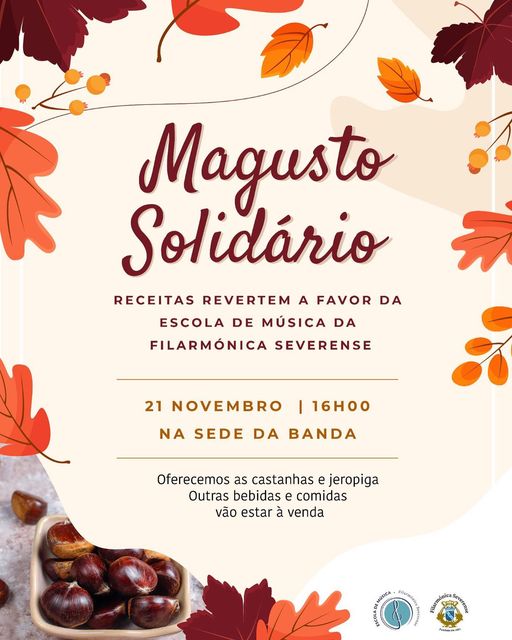 21 Nov - Magisto Solidário - Filarmónica Severense