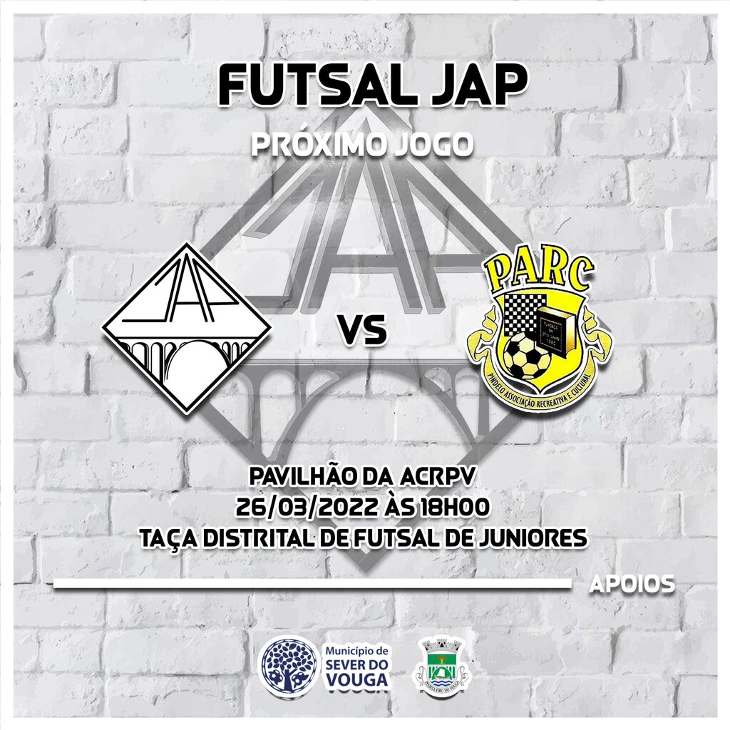 26 março - JAP - Futsal - jogo em casa