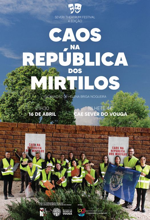16 abril - Teatro no CAE - Caos na República dos Mirtilos - SEVERI