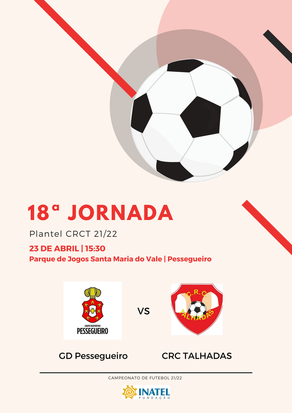 23 abril - CRC Talhadas - jogo fora
