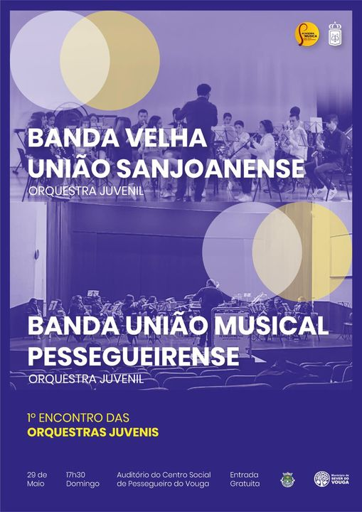 29 maio - 1º encontro das orquestras juvenis - auditorio de Pessegueiro