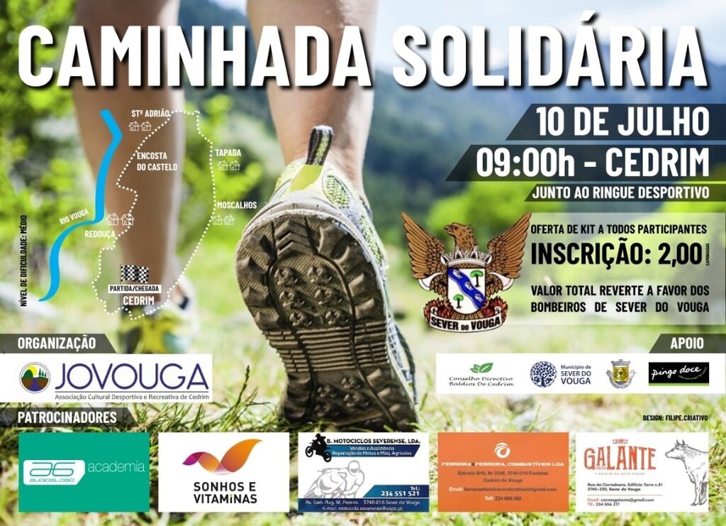10 julho - caminhada Solidária - Cedrim