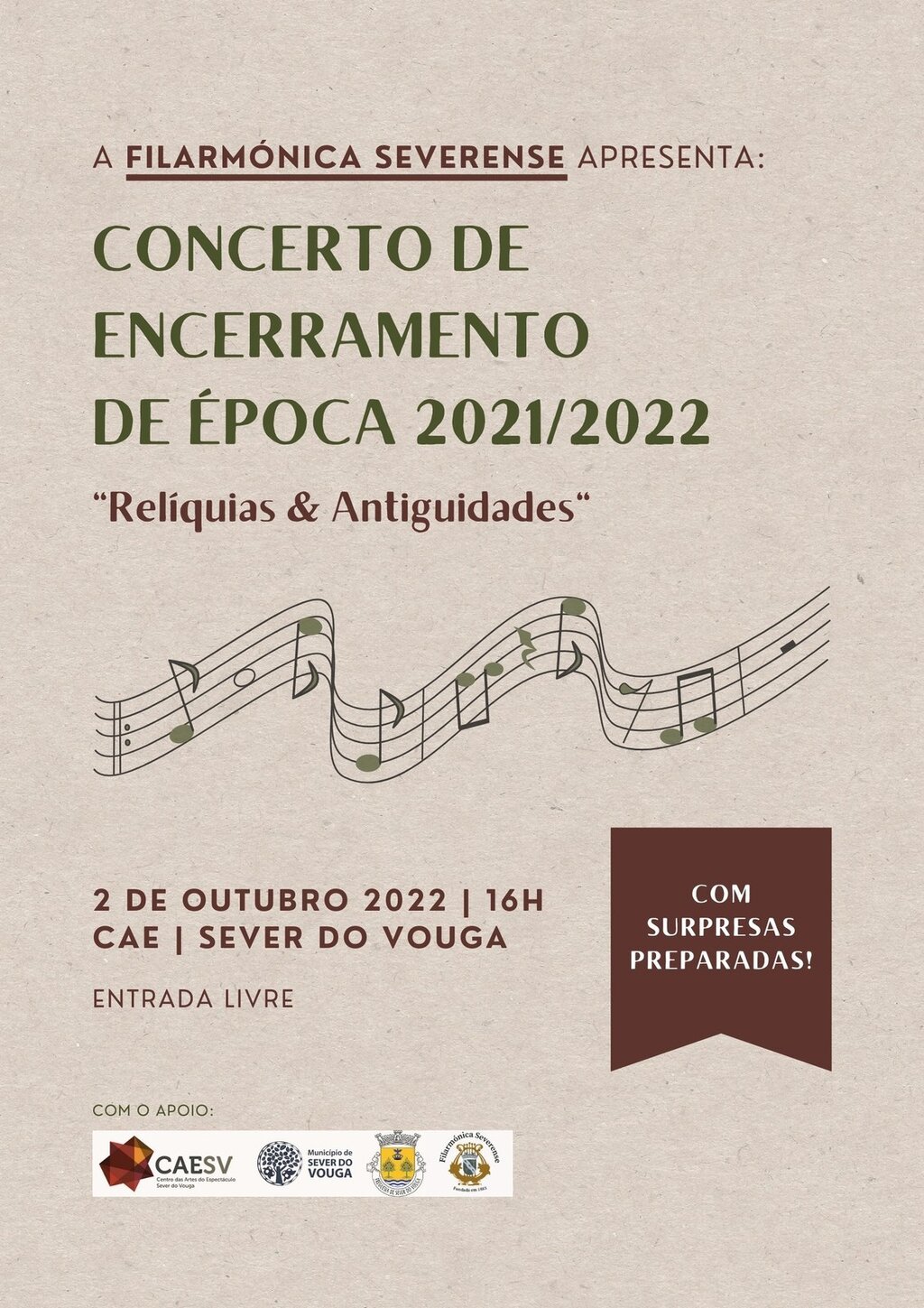 2 out - Concerto - Filarmócica Severense - CAE