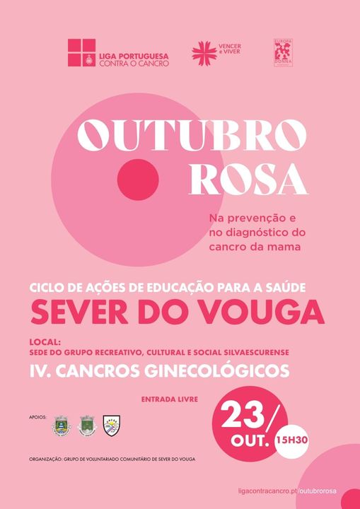 23 out - Outubro Rosa - em Silva Escura