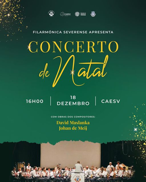 18 dez - Concerto de Natal - Filarmónica Severense  - CAESV