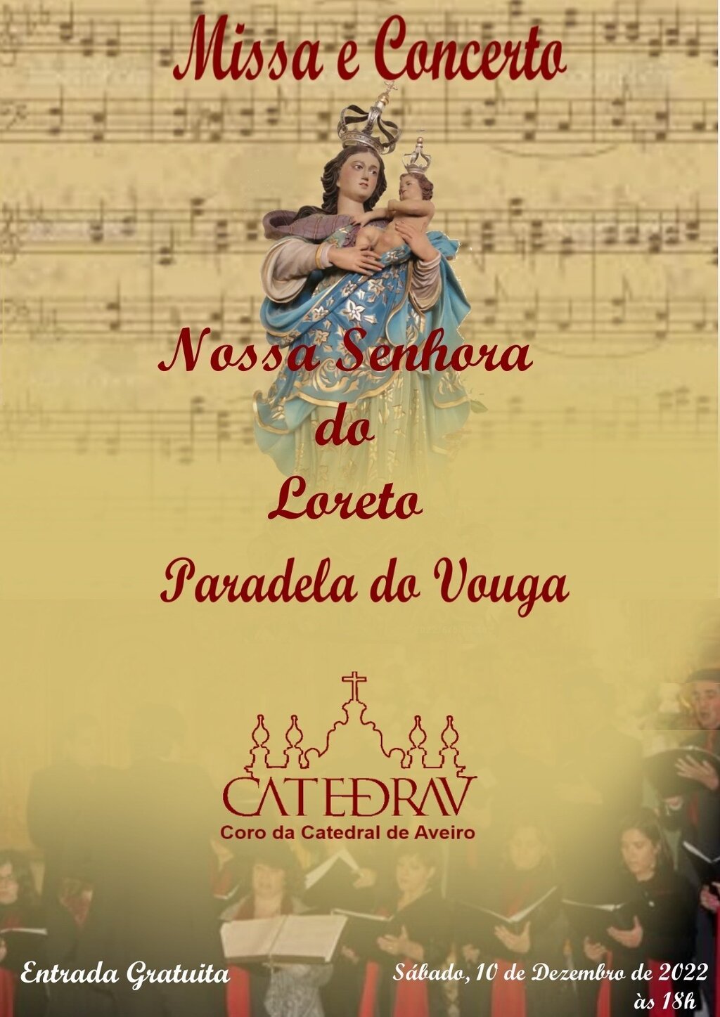 10  Dez - Missa e Concerto - Nª Sra do Loreto - Paradela do Vouga