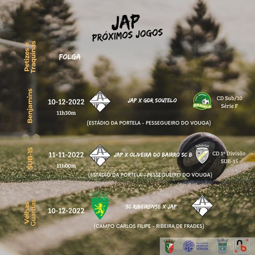 10 e 11 dez - JAP - calendário de jogos