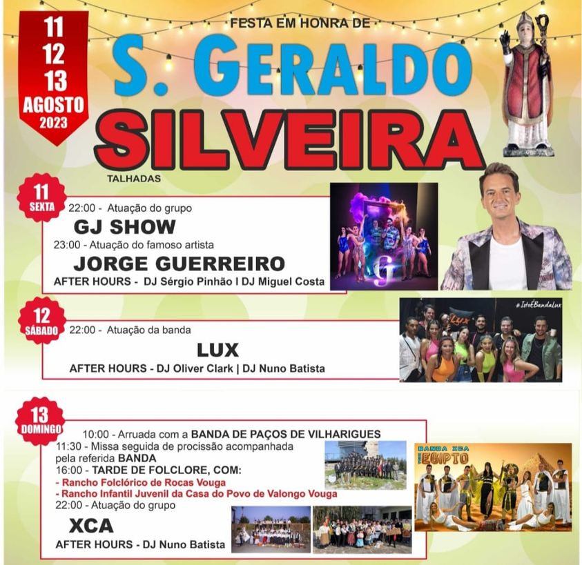 11.12 e 13 agosto - S. Geraldo - Silveira