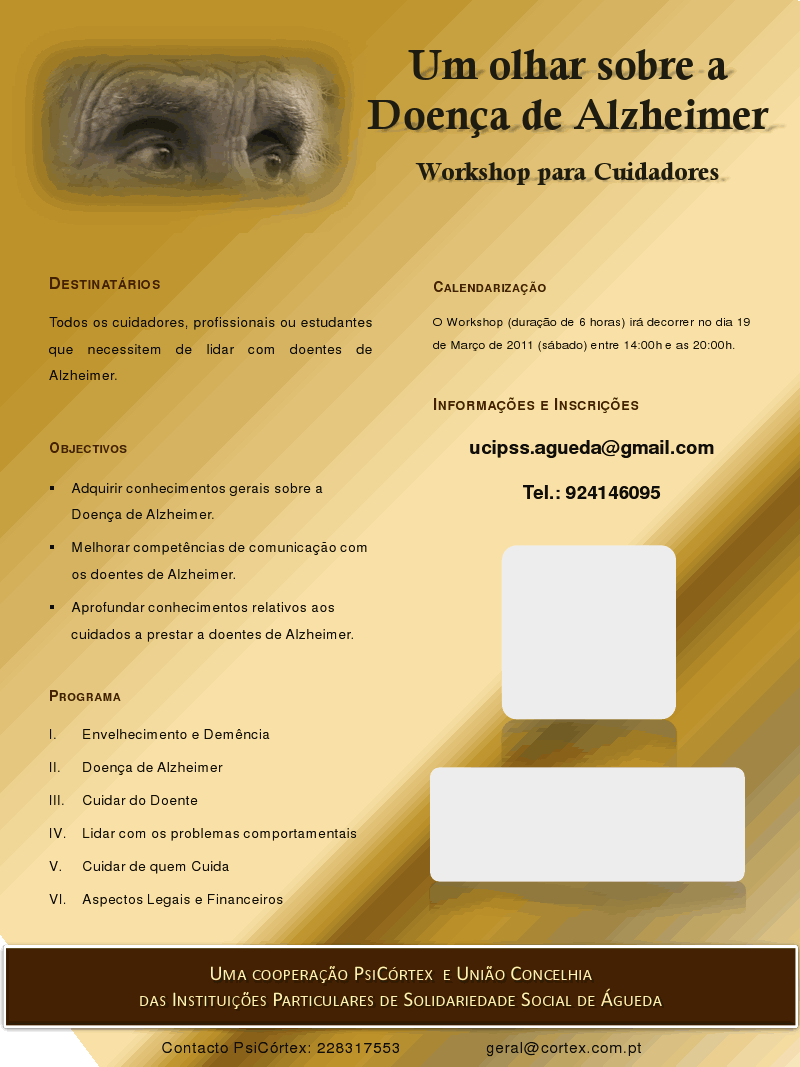 Workshop para Cuidadores - Um Olhar sobre a Doença de Alzheimer 