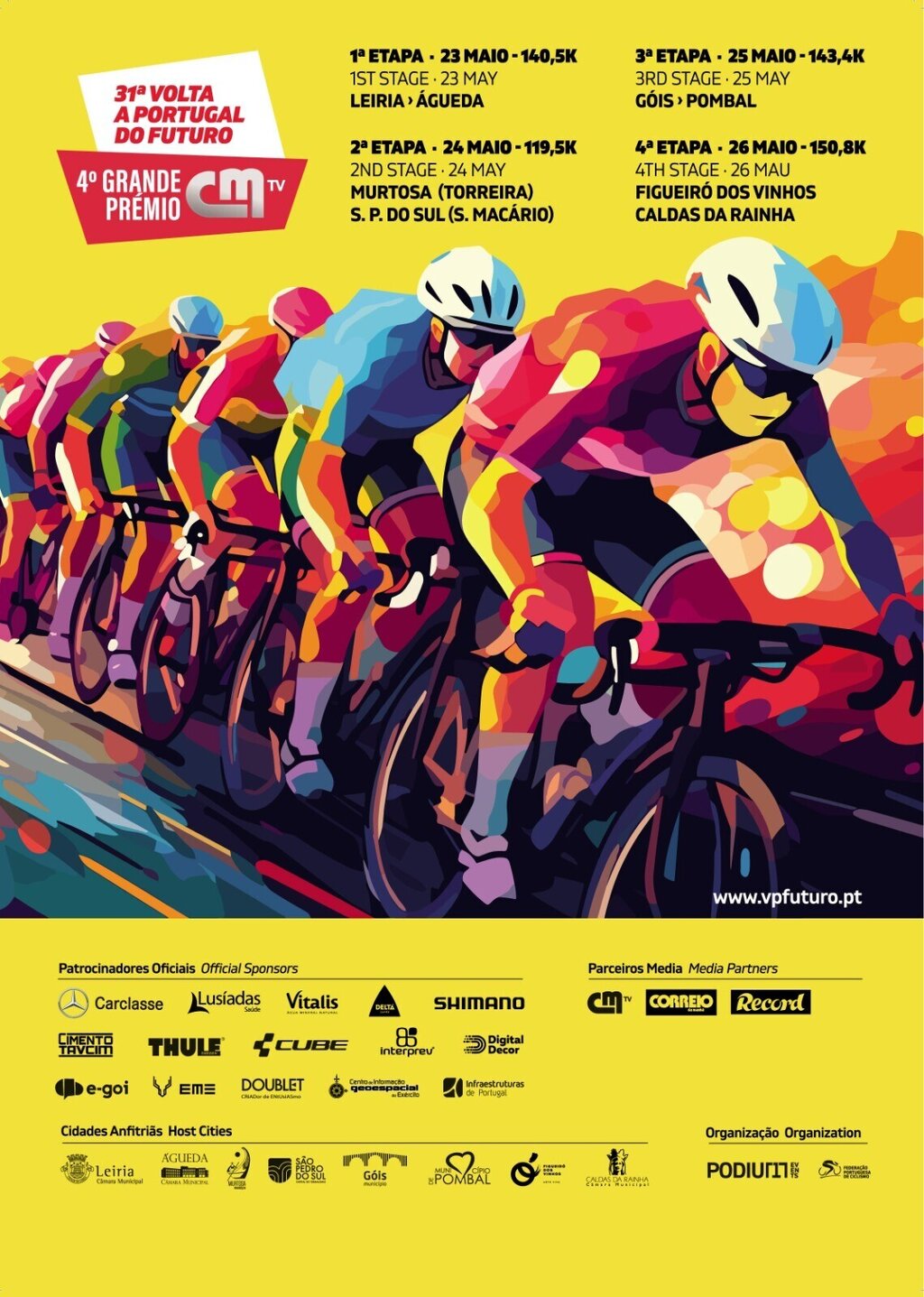 Partida da 2º Etapa da 31.ª Volta a Portugal do Futuro/4.º Grande Prémio Cmtv de Ciclismo